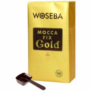 Colher Medidora de Café Moccamaster + Woseba Mocca Fix Ouro 500 g - Desfrute do melhor café com esta combinação de excelência!