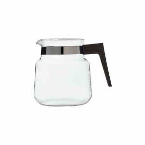 Jarro de vidro Moccamaster 1,25 litros, design Premium para cervejeiras da série K, cor preta - Ideal para café fresco e delicioso.