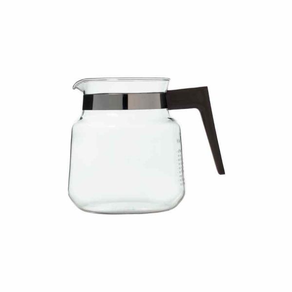 Jarro de vidro Moccamaster 1,25 litros, design Premium para cervejeiras da série K, cor preta - Ideal para café fresco e delicioso.