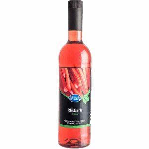 Xarope de Ruibarbo de Qualidade Suprema - Frasco de 750 ml - Compra Online. Delicioso e Versátil!