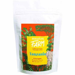 Café Mokaflor FARM Tanzânia Karagwe 100% Robusta 250g em grãos - Delicioso aroma e sabor intenso para os amantes de café. Compre online agora!