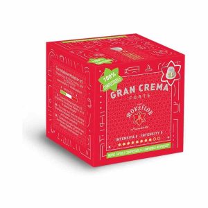 Cápsulas café Nespresso Mokaflor Gran Crema Forte 10 un - Experiencie um aroma intenso e sabor encorpado com estas cápsulas de café compatíveis com Nespresso.