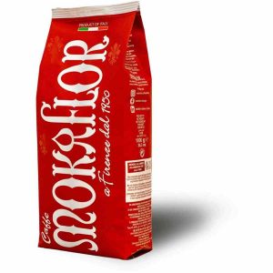 Grãos de café Mokaflor Rossa de alta qualidade - Compra online para saborear o melhor café em Portugal.