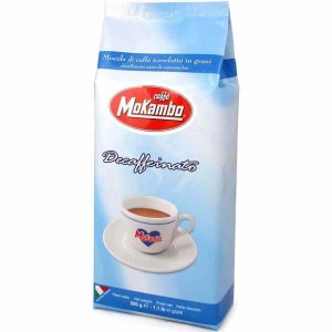 Café Descafeinado Mokambo Decaffeinato - Sabor intenso sem cafeína para apreciar a qualquer hora do dia. Compre online e desfrute da melhor qualidade.