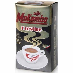 Mokambo Prestige 250 g Café Moído: Delícia aromática, sabores ricos e intensos para apreciar em casa. Compre online agora!