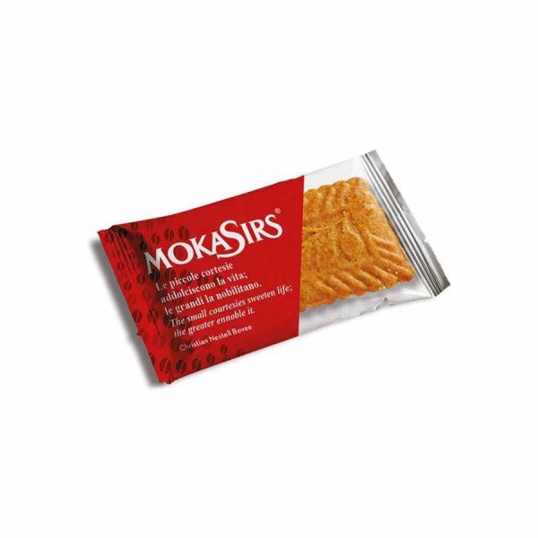 Deliciosos Biscoitos Caramelizados MokaSirs em Embalagens Individuais - Caixa com 300 Unidades