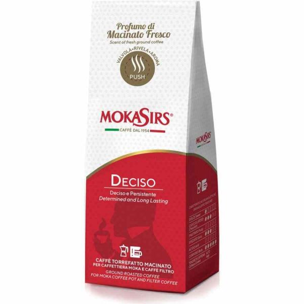 Desfrute do sabor intenso do café MokaSirs Deciso - Compre online e saboreie a qualidade superior. Entrega rápida!