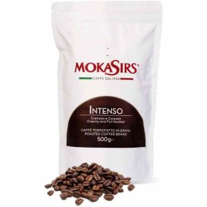 Grãos de café MokaSirs Intenso - Aroma intenso para um café perfeito. Compre online e descubra o verdadeiro sabor do café!