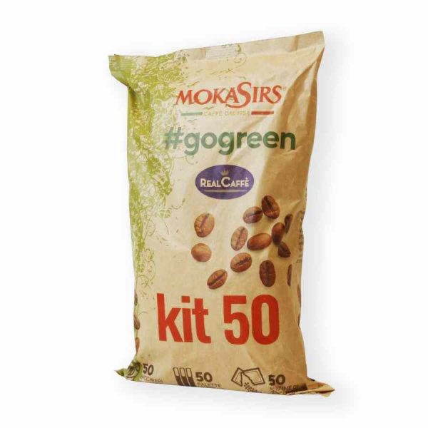 Kit de café para viagem MokaSirs Real Coffee #gogreen - Desfrute de café de qualidade em movimento. Ideal para amantes de café conscientes do ambiente.