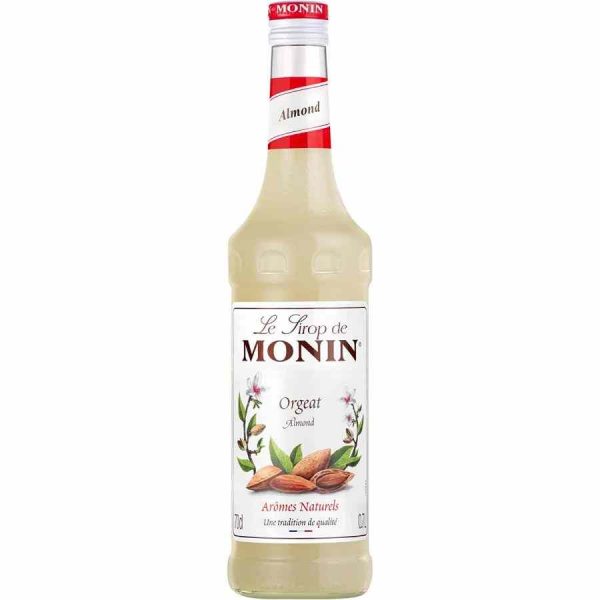 Xarope de Orgeat de Amêndoa Monin 700 ml - Delicioso xarope de amêndoa para cocktails e sobremesas. Compre online!