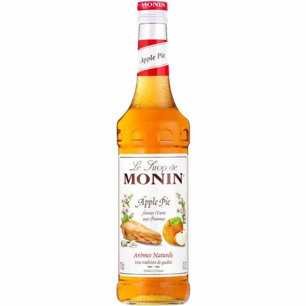 Xarope Monin de Torta de Maçã 700 ml - Delicioso e versátil para criar cocktails únicos em casa. Ideal para confeitaria e bebidas gourmet. Compre online!