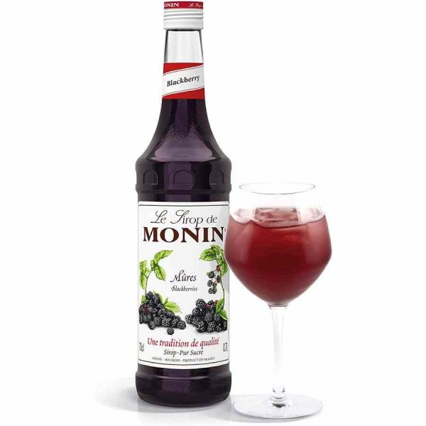 Xarope de Amora Monin 700 ml - Delicie-se com o melhor xarope de amora de alta qualidade online. Perfeito para cocktails e sobremesas. Compre já!