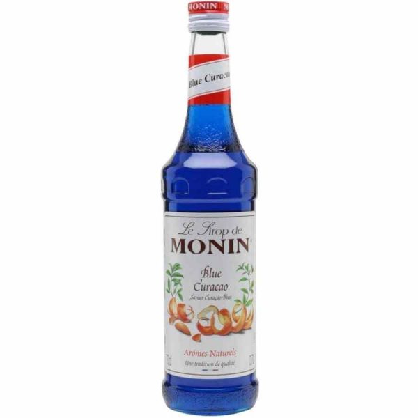 Xarope Monin Blue Curaçao 700 ml - Delicie-se com o sabor intenso deste xarope de alta qualidade para drinks exóticos. Compre online!
