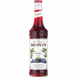 Xarope Monin de Mirtilo 700 ml - Delicioso xarope de mirtilo para cocktails e sobremesas. Compre online e desfrute de uma explosão de sabor!