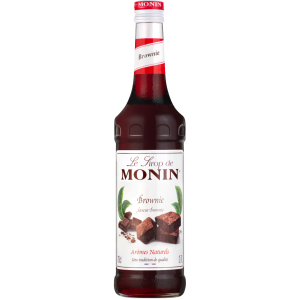 Xarope Monin de Brownie 700 ml - Delicioso e autêntico xarope de brownie para adoçar as suas bebidas favoritas. Compre já online!