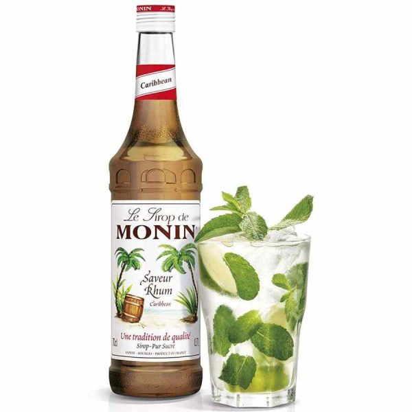 Xarope de Rum Caribenho Monin 700 ml - Delicie-se com o autêntico sabor do Caribe neste xarope premium da Monin. Aproveite!