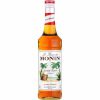 Xarope de Rum Caribenho Monin 700 ml - Delicioso aroma e sabor autêntico para as suas bebidas. Ideal para cocktails tropicais!