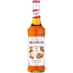 Xarope Monin Rolo de Canela 700 ml para drinks e sobremesas gourmet - Loja online de bebidas.