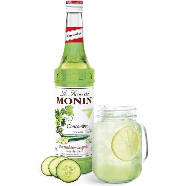 Xarope Monin de Pepino 700 ml - Delicioso xarope de pepino de alta qualidade para cocktails e sobremesas. Aproveite!