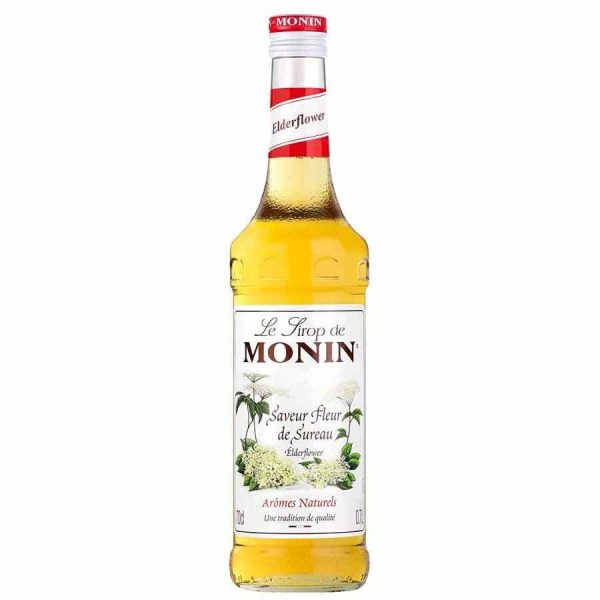 Xarope de Flor de Sabugueiro da Monin - Delicioso e Aromático Xarope de 700 ml. Perfeito para Adoçar Bebidas e Sobremesas. Compre Online!