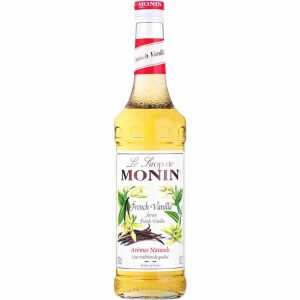 Xarope de Baunilha Francesa Monin de 700 ml para sabores requintados e originais. Ideal para receitas gourmet. Compre agora!