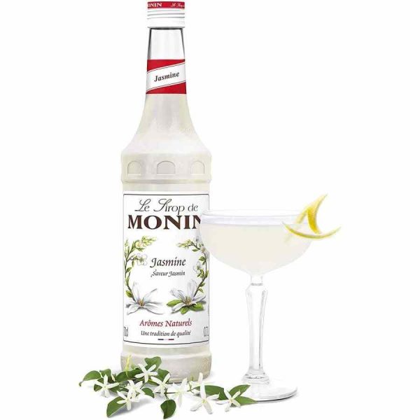 Xarope de Jasmim Monin 700 ml - Delicie-se com a doçura floral deste xarope premium. Ideal para cocktails e sobremesas! Compre online.