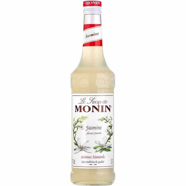Xarope de Jasmim Monin 700 ml - Delicie-se com a suavidade deste xarope floral premium para bebidas. Compre online!