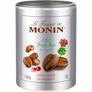 Base em Pó Monin Le Frappé 1,36 kg, Café para Frappés de Café Deliciosos | Mistura de Café em Pó de Qualidade Premium para Bebidas Geladas e Refrescantes