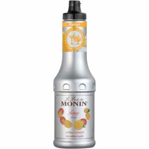 Xarope Monin Le Purê de Frutas Manga 500 ml - Uma explosão de sabor tropical para as suas bebidas. Ideal para cocktails e sobremesas. Compre online agora!