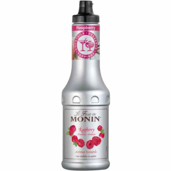 Puré de Framboesa Monin Le Fruit 500ml - Delicioso e natural, ideal para bebidas gourmet. Compre já o seu!