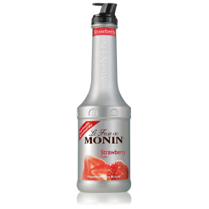 Delicioso Purê de Morango Monin 1L, ideal para cocktails e sobremesas. Compre online e surpreenda-se com sabor intenso e autêntico!