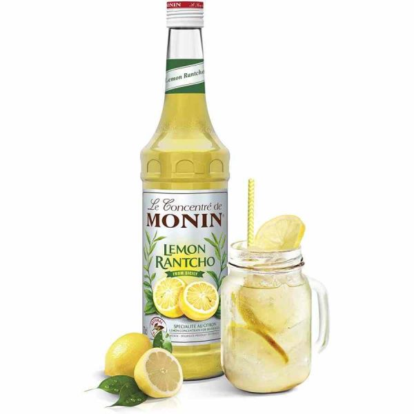 Xarope Concentrado Monin Limão Ranch Sem Açúcar 700 ml - Ideal para Bebidas Refrescantes e Deliciosos Cocktails - Compre Online!