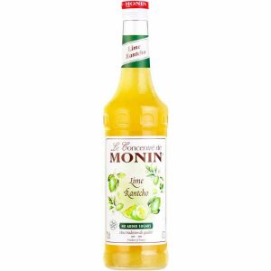 Xarope Monin Lime Rantcho Concentrado Sem Açúcar 700 ml - Ideal para drinks refrescantes e sobremesas deliciosas. Compre online!