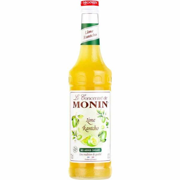 Xarope Monin Lime Rantcho Concentrado Sem Açúcar 700 ml - Ideal para drinks refrescantes e sobremesas deliciosas. Compre online!