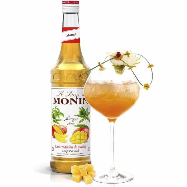 Xarope de Manga Monin 700 ml - Deliciosa e autêntica manga para as suas bebidas. Ideal para cocktails e sobremesas. Compre online!