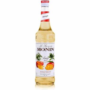 Xarope de Manga Monin 700 ml - Delicie-se com o sabor exótico da manga neste xarope de qualidade premium. Ideal para cocktails e sobremesas. Compre online!