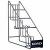 Suporte moderno Monin em metal para 4 garrafas de xarope - Organize com estilo!