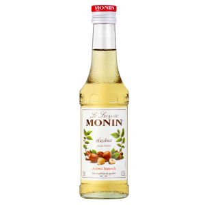 Xarope de avelã Monin: delicioso sabor avelã para drinks e sobremesas. Compre online e adicione um toque especial às suas receitas!