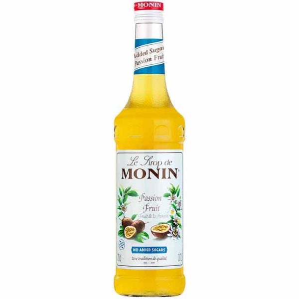 Xarope de Maracujá Monin - 700 ml, Sem Açúcares Adicionados, Delicioso Sabor e Qualidade Premium, Ideal para Bebidas. Compre Online!