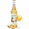 Xarope de Pêssego Monin de 700 ml, perfeito para cocktails e sobremesas. Compre online o melhor xarope de pêssego de alta qualidade.