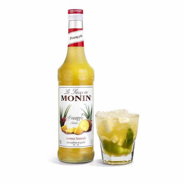 Xarope de Abacaxi Monin 700 ml, ideal para cocktails e sobremesas. Delicie-se com este produto de qualidade premium. Compre já!