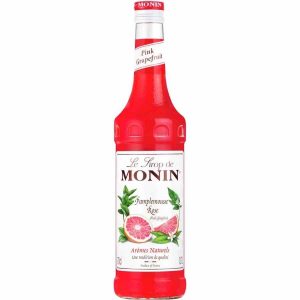 Xarope de Toranja Rosa Monin de Alta Qualidade - 700 ml, Ideal para Cocktails e Sobremesas Deliciosas