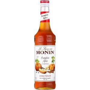 Xarope de especiarias de abóbora Monin - Delícia culinária sazonal para cocktails e sobremesas especiais. Compre online!