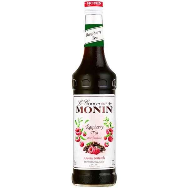 Concentrado de Chá de Framboesa Monin 700 ml, ideal para receitas gourmet. Aproveite a qualidade premium deste produto!