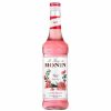 Xarope Monin Rosa 700 ml - Delicie-se com a doce essência floral deste xarope de alta qualidade para cocktails e sobremesas. Ideal para comprar online!