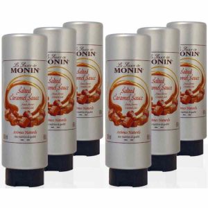 Delicioso Molho de Caramelo Salgado Monin 6 x 500 ml para receitas irresistíveis. Compre online e adicione sabor premium às suas sobremesas agora!