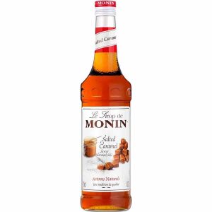Xarope de Caramelo Salgado Monin - Delicioso toque salgado para as suas bebidas favoritas. Adoce a sua vida com este xarope premium!