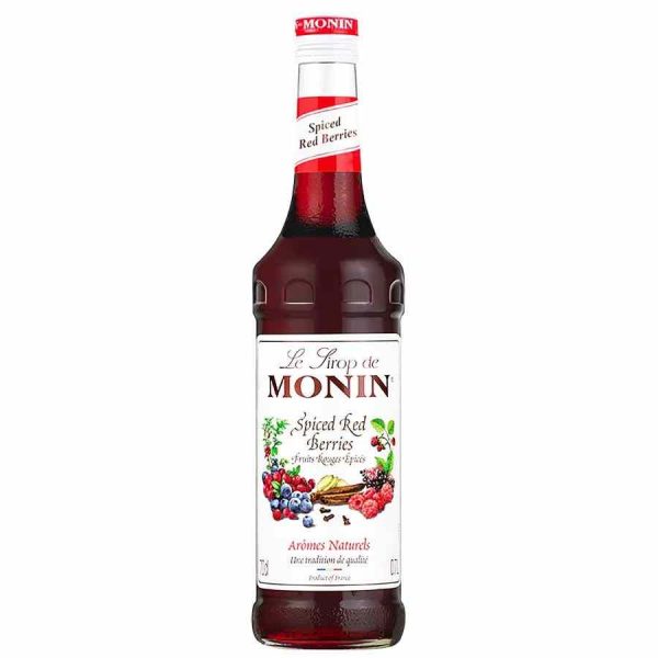 Xarope de frutas vermelhas com especiarias Monin 700 ml - Delicioso e aromático xarope para drinks e cocktails. Compre online!