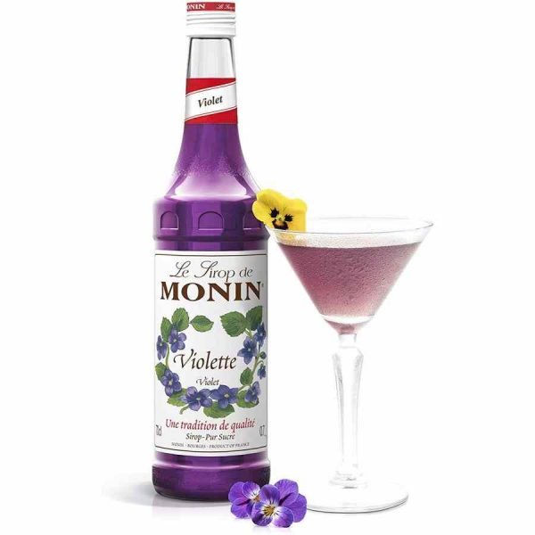 Xarope Monin Violeta 700 ml - Delicie-se com este xarope de alta qualidade para cocktails. Compre online agora!