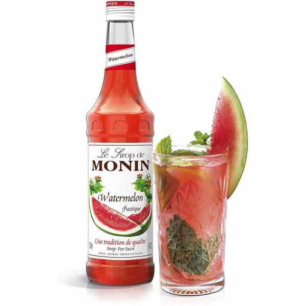 Xarope de Melancia Monin de Alta Qualidade 700 ml - Delicie-se com este sabor refrescante e tropical em suas bebidas favoritas!